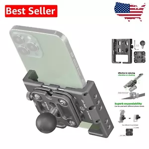 Anti-Vibration Motorcycle Phone Mount with 1" Ball Adapter - Fits 5.5-7" Phones - Picture 1 of 11