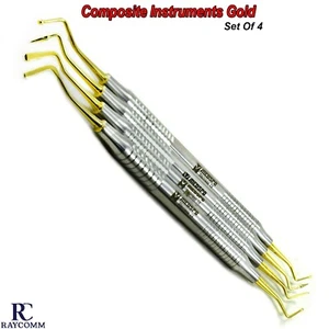 Composite Filling Instrument Gold Restorative Kit Dental Dentistry Instruments - Imagen 1 de 5