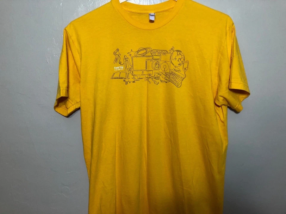 Apple Logo Field Trip Promo T-shirt by Apple Computer, Size Large - Image 1 of 1