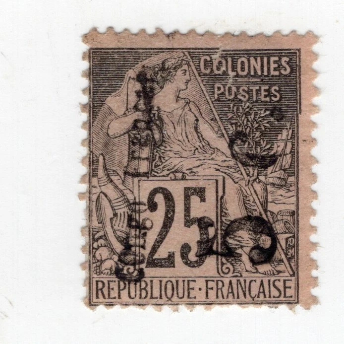 FRANCE CONGO, YV # 4 Aa, MH, VF - Image 1 of 1