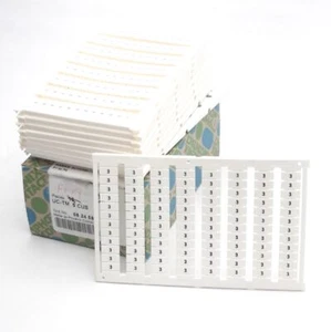Lot of 10 Phoenix Contact UC-TM 5 CUS Terminal Block Marker Sheets, Marking: "3" - Picture 1 of 6