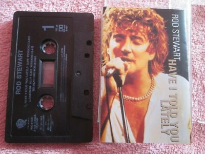 Rod Stewart ‎– Have I Told You Lately. Warner Bros. W0185C Tape Cassette Single - Image 1 of 4