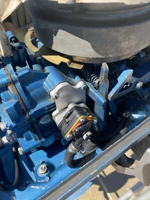 0308396 0305751 Evinrude Johnson 1953-63 10 HP Bypass Cover w/ Fuel Pump Adapter - Image 1 of 4