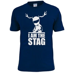 Mens I Am The Stag Funny T Shirt Wedding Party Husband - Picture 1 of 2