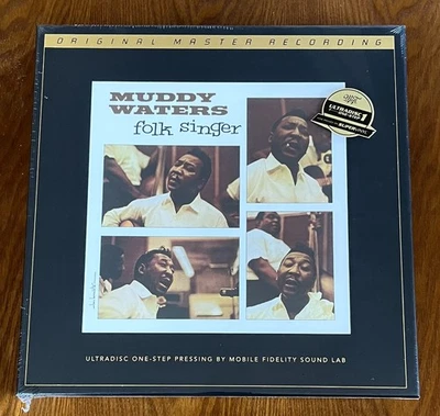 MFSL Muddy Waters FOLK SINGER Ultradisc One Step sealed 2 LP OOP - Image 1 of 4