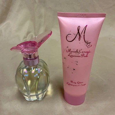 Туалетная вода для женщин Mariah Carey Luscious Pink 3,4/3,3 унции спрей и лосьон - Изображение 1 из 3