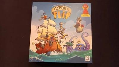 Captain Flip Board Game + In the Jaws of the Kraken Expansion, Used, Excellent - Image 1 of 4
