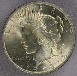 Silberdollar Peace 1923 1 Dollar - Stempelglanz - Bild 1 von 2