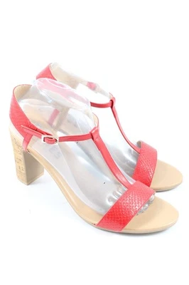 CYPRES Sandalias de tacón alto Mujeres Sandalias de tacón Talla EU 40 rojo - Imagen 1 de 4