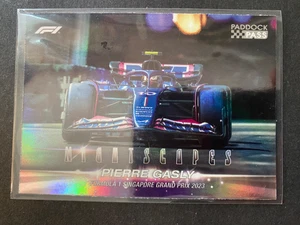 Pierre Gasly – 2024 Topps Paddock Pass Nightscapes #NS-10 – Alpine - Picture 1 of 2