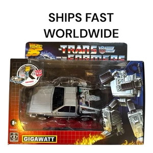 GIGAWATT Transformers Collaborative Regreso al Futuro DeLorean Hasbro 2020 NUEVO - Imagen 1 de 7