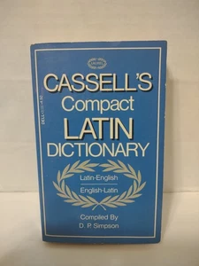 Cassells Compact Latin-English English-Latin Dictionary - Paperback - 1981 - Imagen 1 de 7