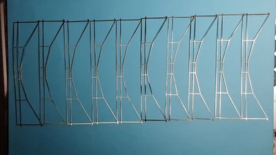 Z MÄRKLIN MINI-CLUB  8924 ENSEMBLE de DIX SUSPENSIONS TRANSVERSALES 123mm "NEUF" - Photo 1/4