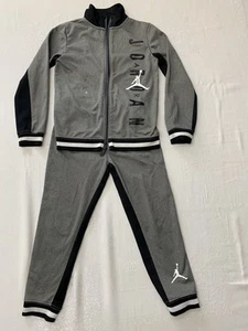 Nike Air Jordan Jumpman Boys Size 5-6 (M) 2pc Grey Warmer Set - Picture 1 of 14