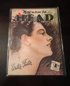 1966 NEW How To Draw The Head By Walter Foster #17 Art Instruction Book - Picture 1 of 7