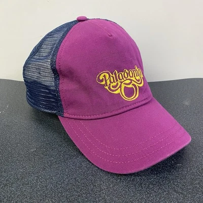 Бейсболка Patagonia кепка бейсболка сетка водитель грузовика вышитый логотип фиолетовый синий для взрослых - Изображение 1 из 4