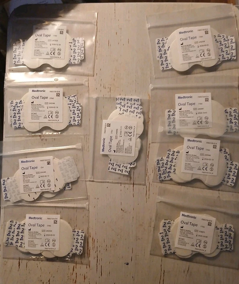 Lote de 90 cintas ovaladas Medtronic nuevas nunca abiertas Foto 1 de 1
