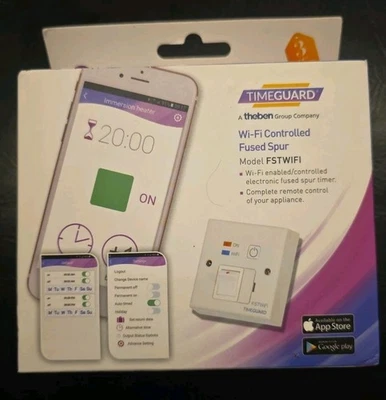 Timeguard Wi-Fi Controlled Fused Spur Timeswitch Wall Socket Timer | FSTWIFI - Image 1 of 4