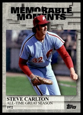 2017 Topps Memorable Moments Steve Carlton Rookie Philadelphia Phillies #MM-4 - Image 1 of 2