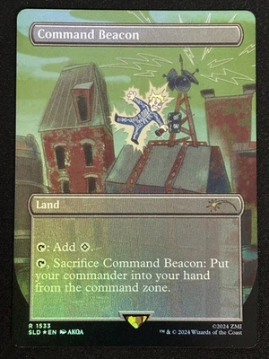 1x MTG Command Beacon (Rainbow Foil) - Secret Lair Drop Series (SLD) #1533 - Image 1 of 2