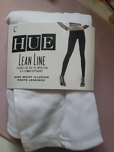 Leggings Ponte Tono Mujer L Línea Delgada Cintura Alta Ilusión Blanco Nuevo con Etiquetas #2238 - Imagen 1 de 8