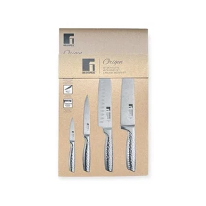 Bergner Origen 4-teiliges Messerset – Rostfreier Stahl mit ergonomischem Griff - Bild 1 von 2