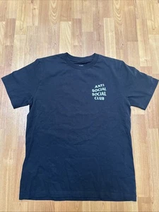 Anti Social Social Club Classic Black Tee Shirt Size Medium Short Sleeve ASSC - Picture 1 of 4