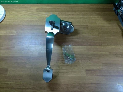 Schlage JH58-PRS  Paris Single Cylinder Keyed Entry Handle set-Trim Only-Nickel - Image 1 of 4