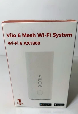 Vilo 6 Mesh Wi-Fi System Wi-Fi 6 AX1800 Coverage Up to 2,000 Sq Ft (1-Pack) - Image 1 of 4