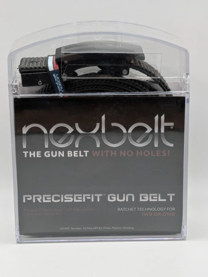 Nexbelt The Belt With No Holes Classic Series Carbon Dress Golf Grey PCS1972