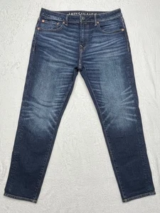 American Eagle Flex Mens Jeans 33 x 28.5 Athletic Fit Dark Medium Wash READ - Picture 1 of 6