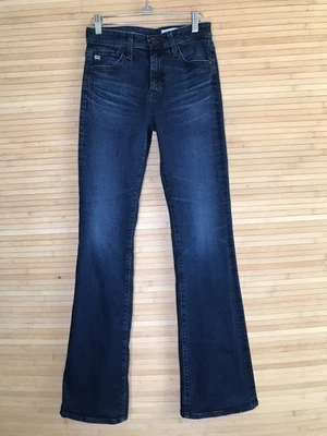 Jeans AG Adriano Goldschmied tamanho 25 x 32 Farrah bota cintura alta jeans japonês - Imagem 1 de 4