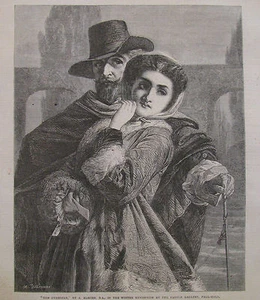 EL GUARDIÁN DE UN ELMORE RA 1865 ILUSTRADO LONDRES NOTICIAS - Imagen 1 de 2