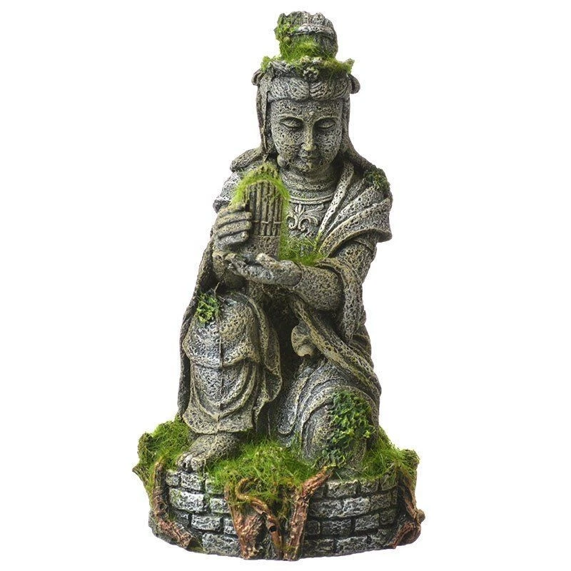 Blue Ribbon Pet Products Ancient Buddha Statue Aquarium Decoration Ornament - Image 1 of 1