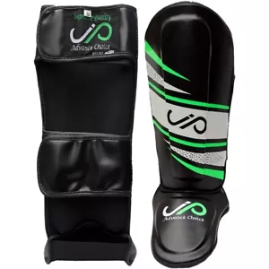 JP Shin Instep Pads MMA Leg Foot Guards Muay Thai Kick Boxing Guard Protector - Picture 1 of 10