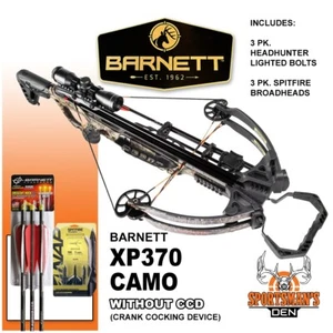 Barnett XP370 Camo Crossbow Complete HUNTING PACKAGE (370CAMO-04) - Picture 1 of 1