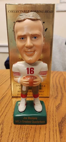 1997 SAM JOE MONTANA BOBBLEHEAD SAN FRANCISCO 49'ERS WHITE JERSEY OF 2500 Cover