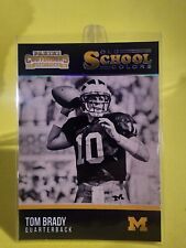 Tom Brady 2016 Contenders Draft Picks Old School Colors #25 Michigan Wolverines