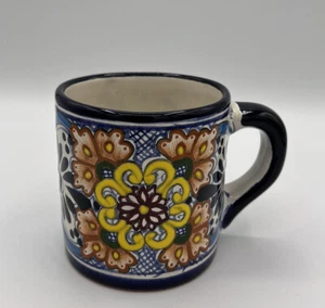Talavera Mexican Pottery Mug - Picture 1 of 9
