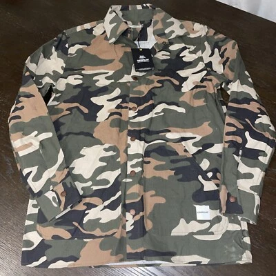 Caterpillar Mens MEDIUM Camo Button Down Shirt NEW - Image 1 of 4