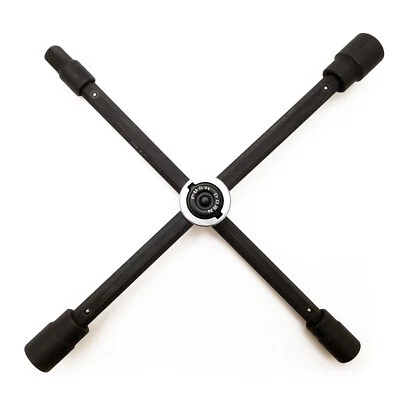 Llave cruzada ajustable de 4 vías para quitar tuercas de instalación rueda - 17 mm 19 mm 21 mm hexagonal Foto 1 de 4