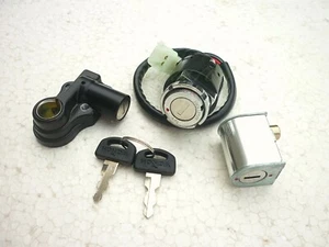 Honda 70 ST CT ST70 Dax CT70 1991-1994 Main Switch Key SET Seat Steering LOCK - Picture 1 of 5