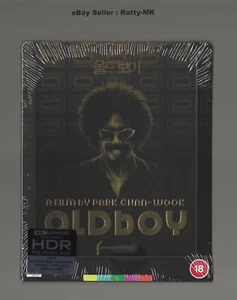 OLDBOY - UK EXCLUSIVE 4K + BLU RAY STEELBOOK - NEW & SEALED - Picture 1 of 11