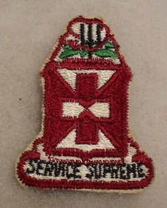1960'S ARMY PATCH 106TH MEDICAL BATTALION 31ST INF DIV UNIT COTTON CE 2 1/2"T - Picture 1 of 2