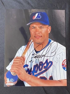 David Segui Montreal Expos signed Auto Autogramm 8x10 Foto - Bild 1 von 3