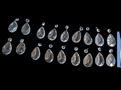 Lote de 18 Prismas De Colección de Araña de Cristal de 2.5" con Prismas Octágonos de 0.5" Foto 1 de 4