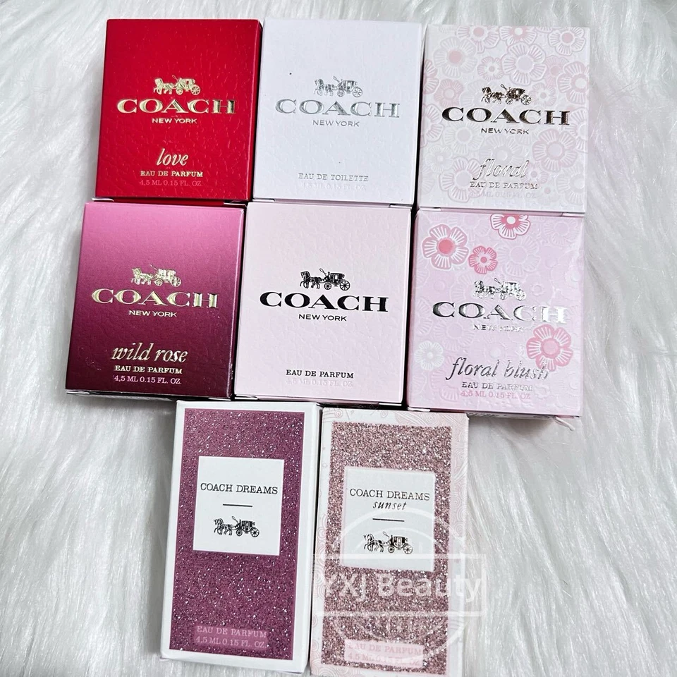 Nuevo Perfume Coach EDP/EDT para Mujer Splash Travel Mini tamaño 4.5 ml/0.15oz~Elige Foto 1 de 1