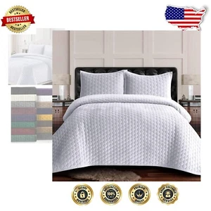 260GSM Velvet Twin Quilt with Oversized Coverage & Sham - All-Season Luxury - Picture 1 of 4