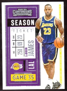 2020-21 Panini Contenders #81 LeBRON JAMES SEASON TICKET - Bild 1 von 1