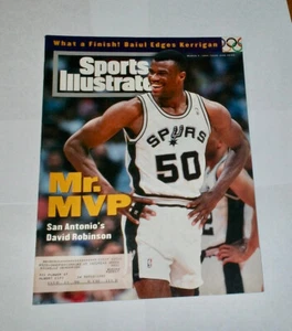 1994 Sports Illustrated DAVID ROBINSON San Antonio Spurs MR MVP ! ! - Picture 1 of 1